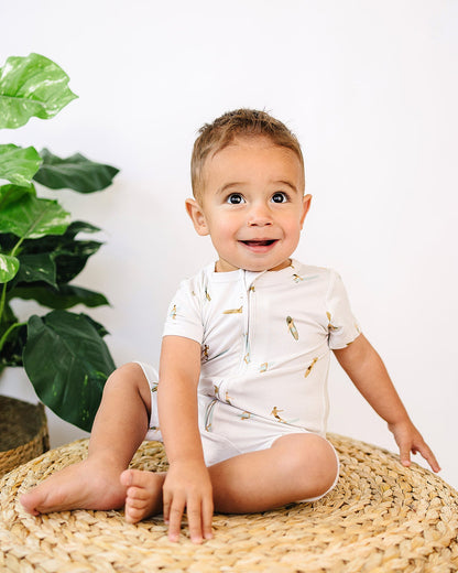 Short Zip Romper