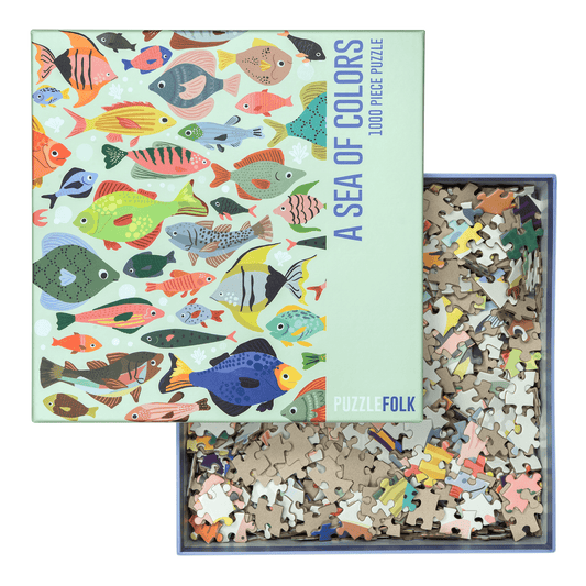 A Sea of Colors 1000 Piece Jigsaw Puzzle | Puzzlefolk