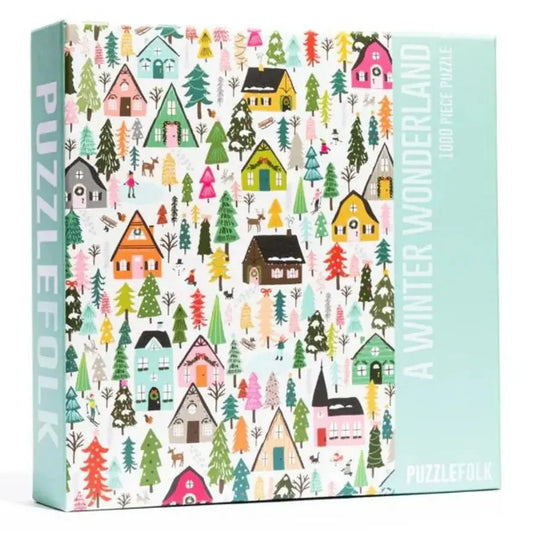 A Winter Wonderland Christmas 1000 Piece Jigsaw Puzzle by Puzzlefolk