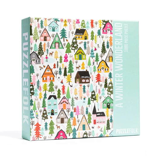 A Winter Wonderland Christmas 1000 Piece Jigsaw Puzzle by Puzzlefolk