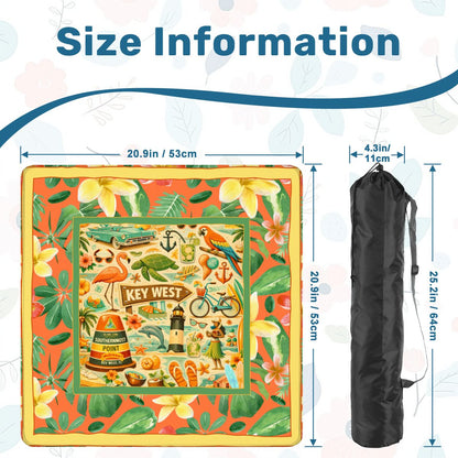 The Florida Keys Mini Travel Mahjong Mat