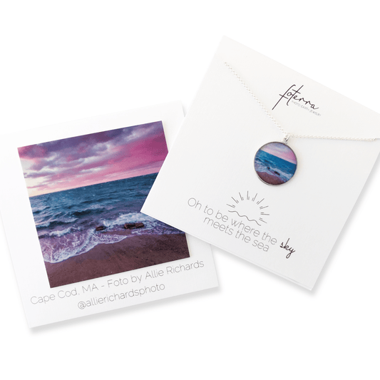 Brewster Sunrise Large Circle Necklace