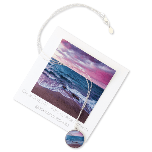 Brewster Sunrise Large Circle Necklace