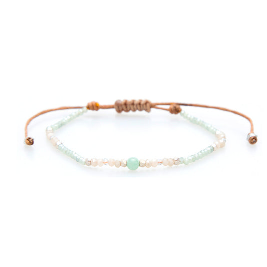 "Quiet the Mind and the Soul will Speak" Goddess Bracelet