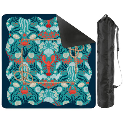 Nautical Nellie Sea Of Life Whimsical Mahjong Mat