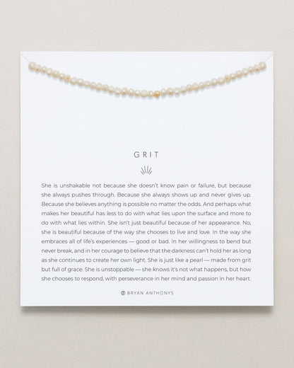 Grit Seed Pearl Anklet