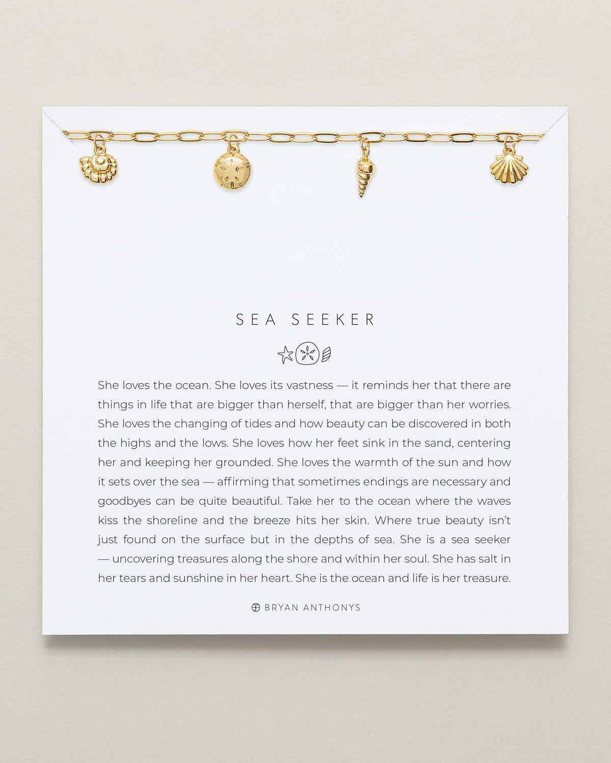 Sea Seeker Charm Bracelet