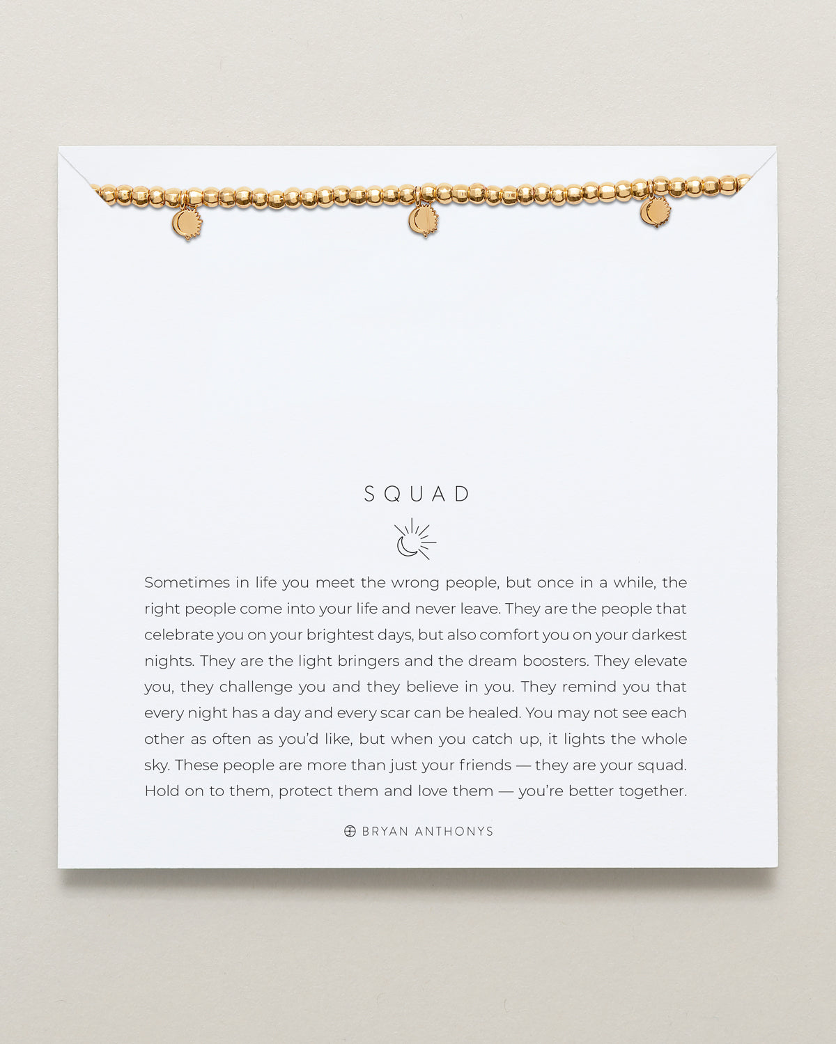 Squad Beaded Icon Bracelet