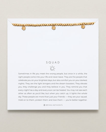 Squad Beaded Icon Bracelet