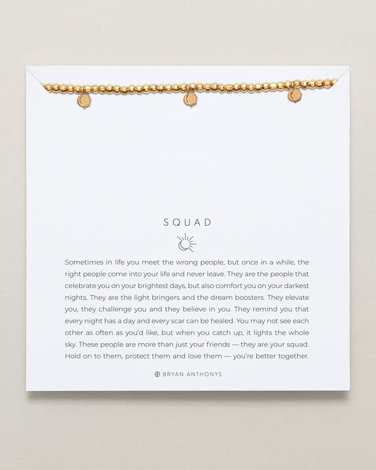 Squad Beaded Icon Bracelet