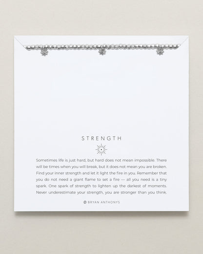 Strength Beaded Icon Bracelet