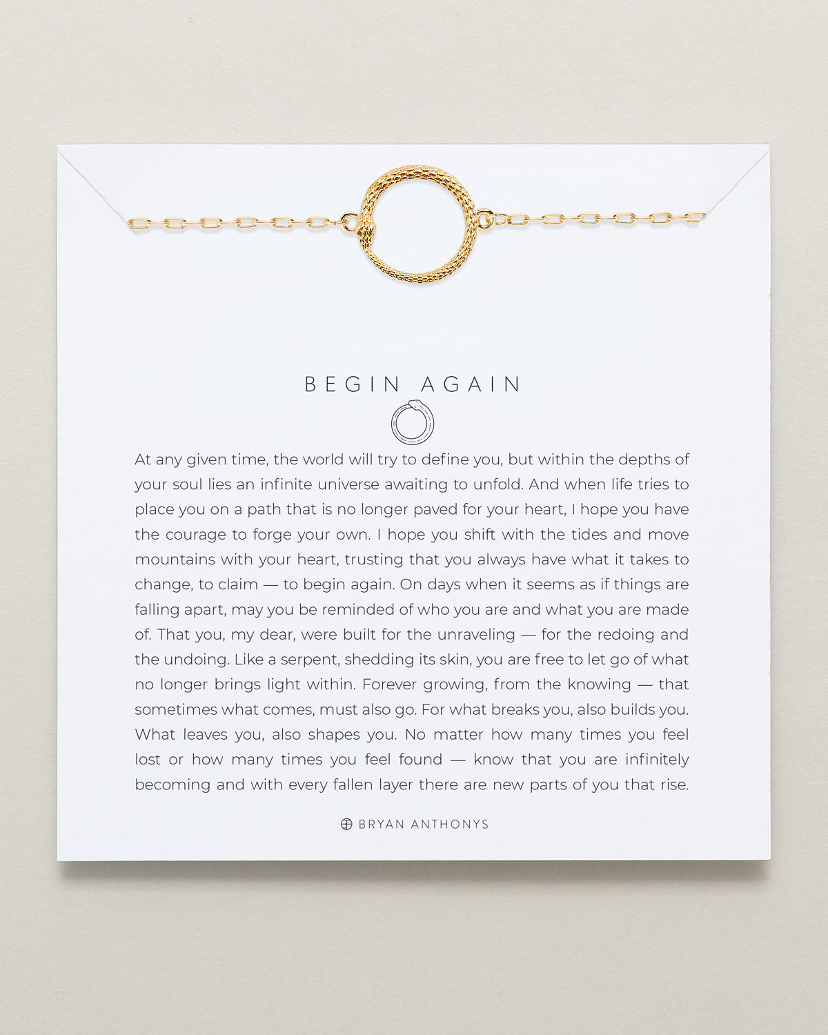 Begin Again Bracelet
