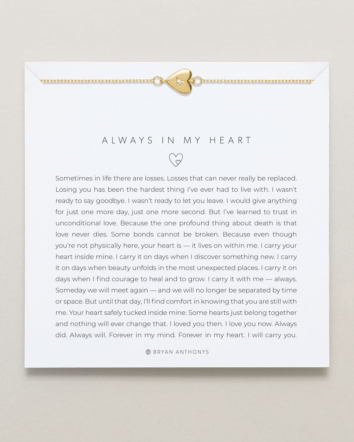 Always In My Heart Icon Bracelet