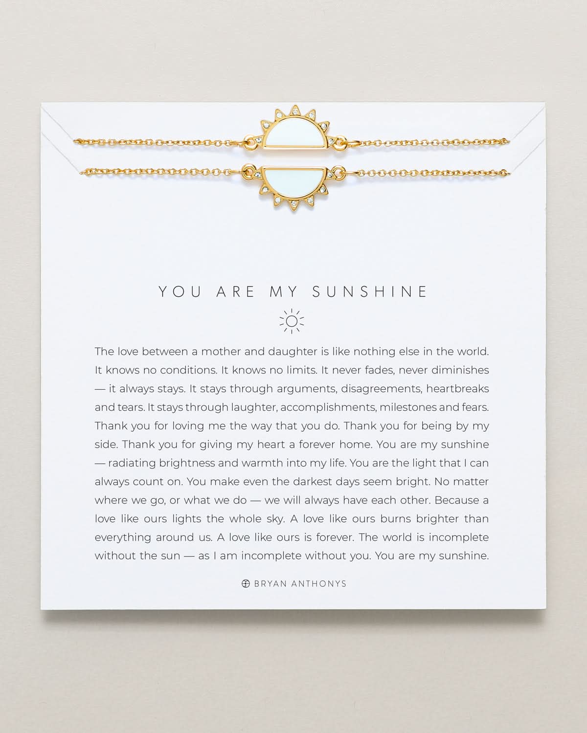You Are My Sunshine Bracelet Set
