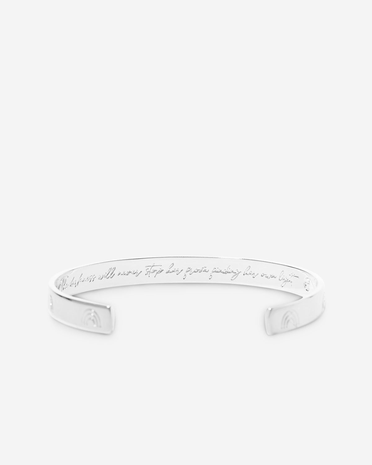 Overcome Engraved Cuff
