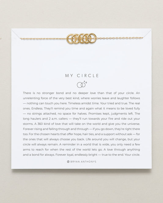 My Circle Dainty Bracelet