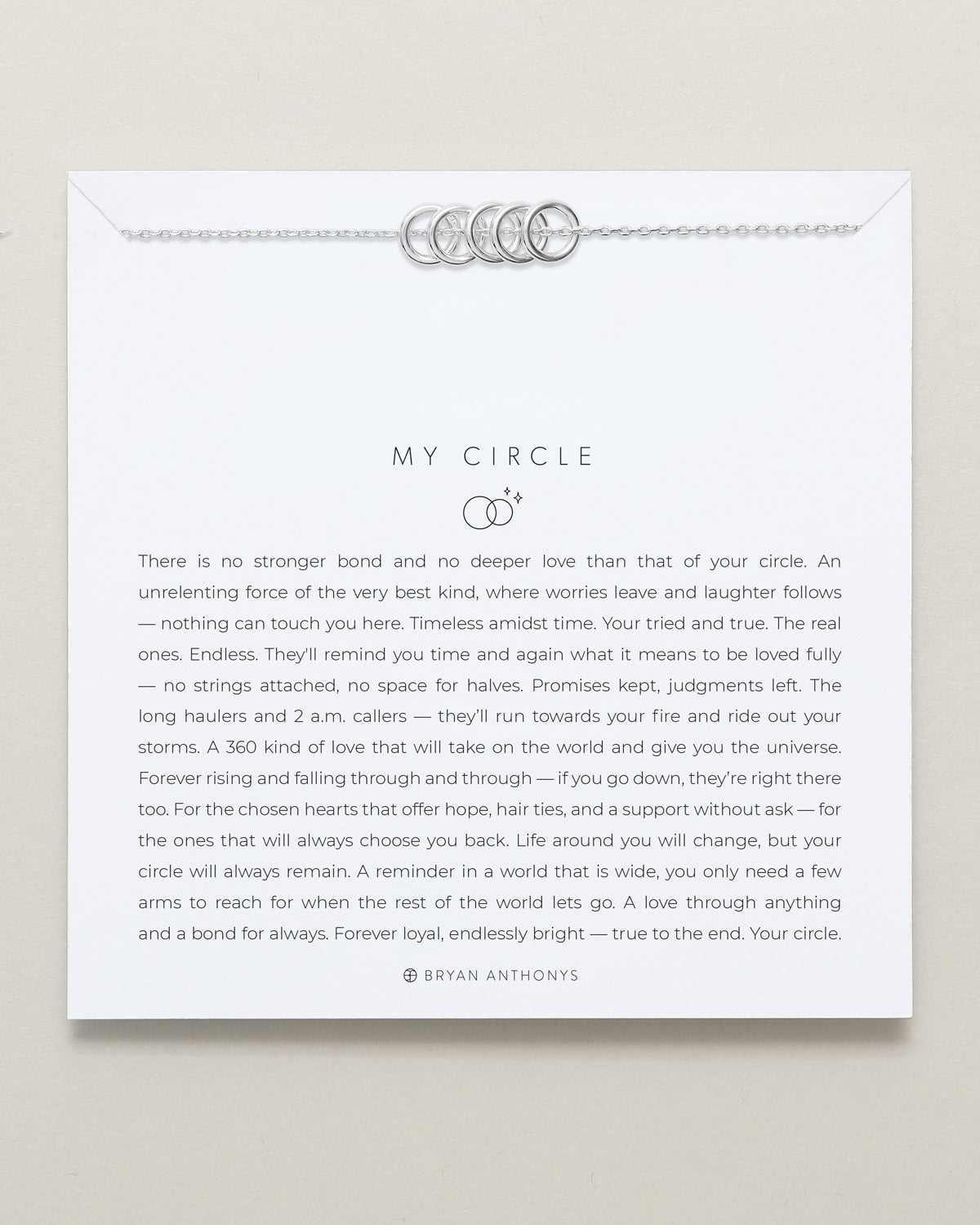 My Circle Dainty Bracelet