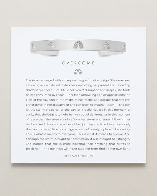 Overcome Engraved Cuff