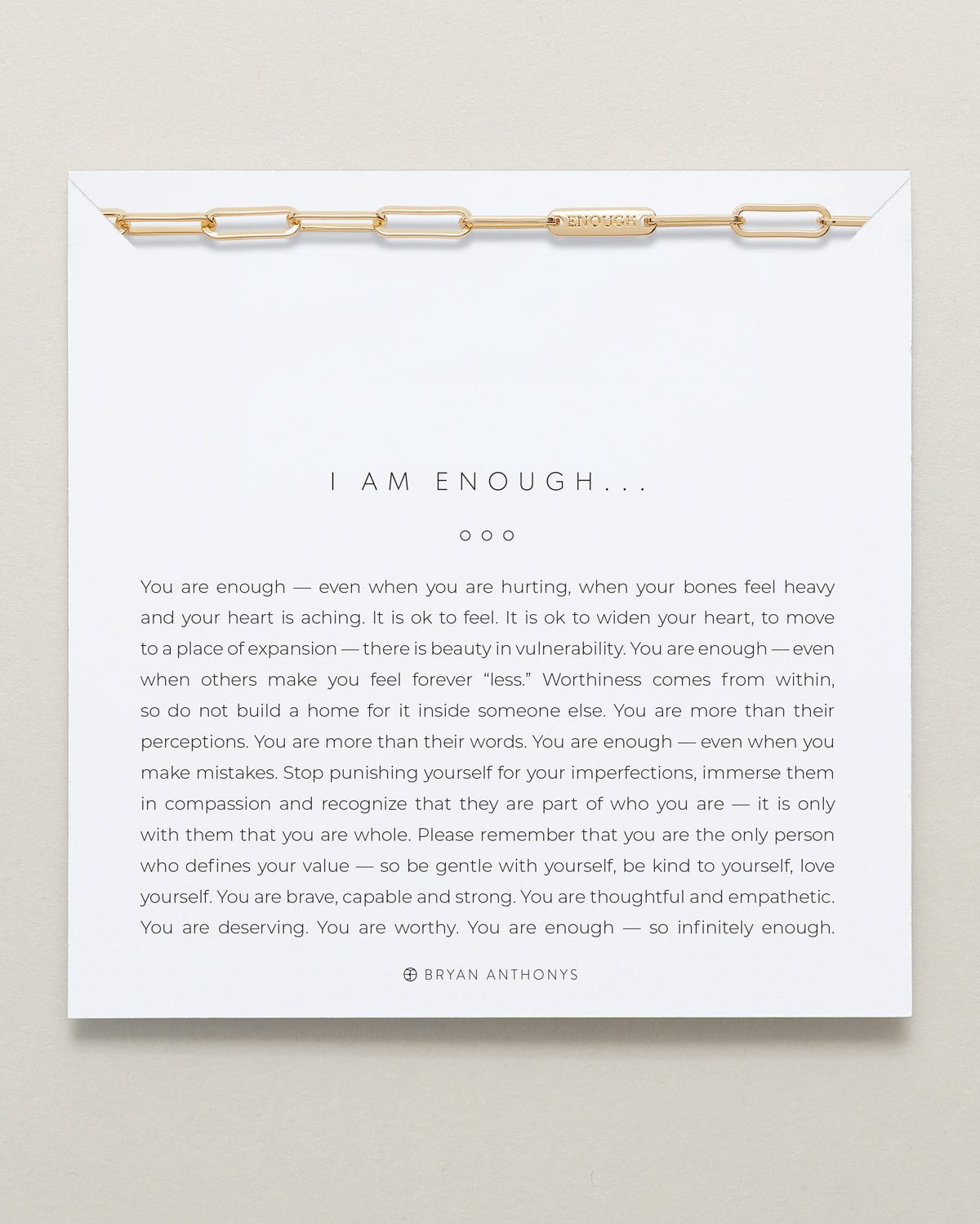 I Am Enough Bracelet
