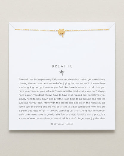 Breathe Icon Necklace