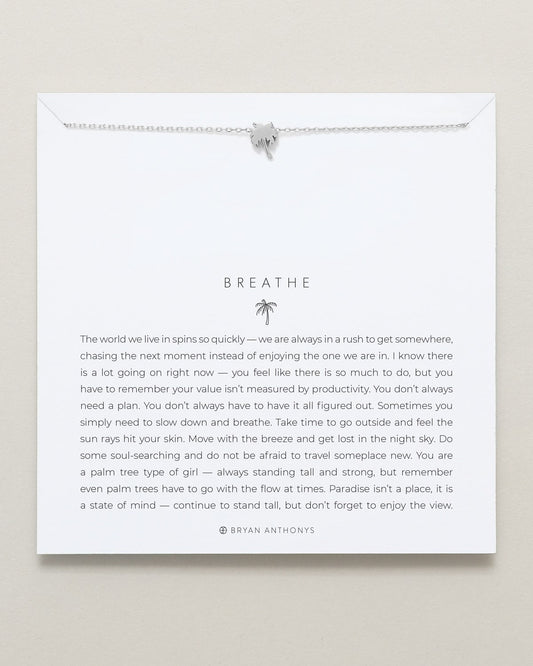 Breathe Icon Necklace