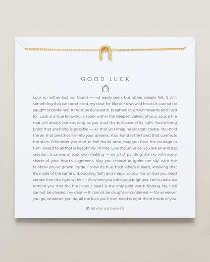 Good Luck Icon Necklace