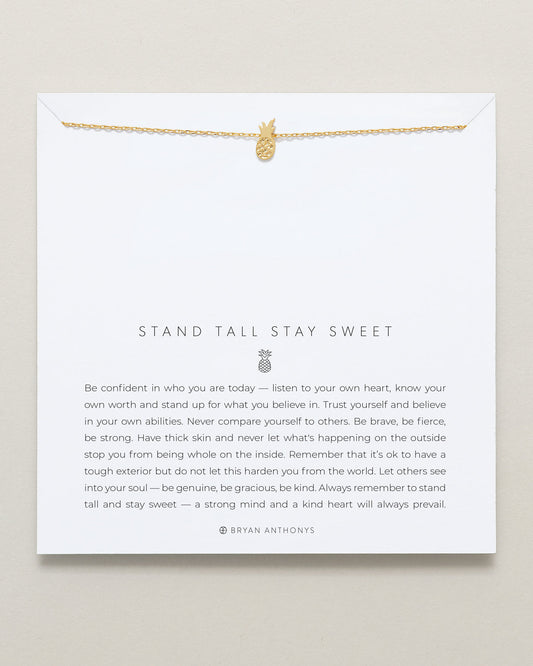 Stand Tall Stay Sweet Icon Necklace