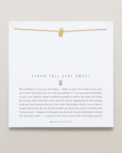 Stand Tall Stay Sweet Icon Necklace