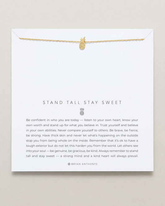 Stand Tall Stay Sweet Icon Necklace
