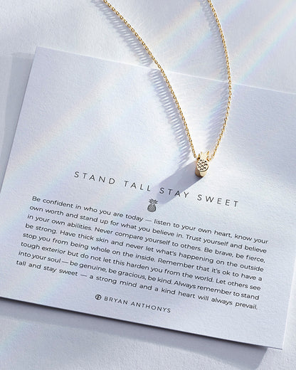 Stand Tall Stay Sweet Icon Necklace