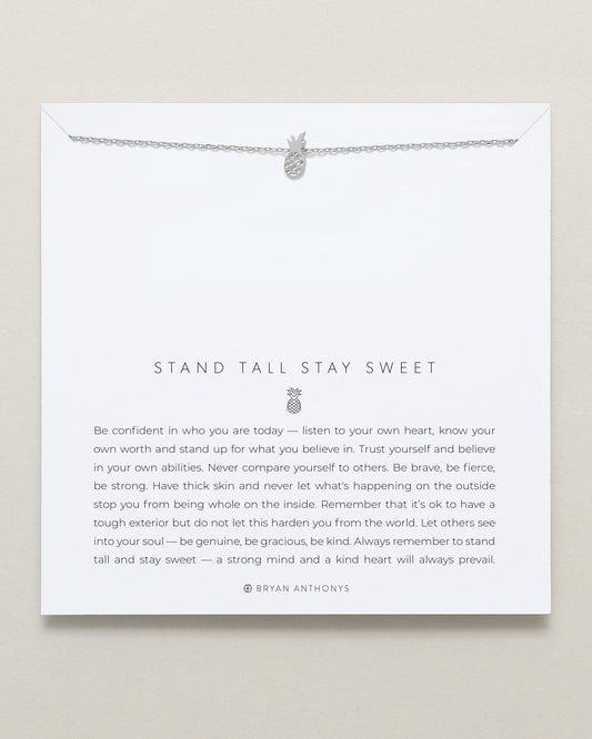 Stand Tall Stay Sweet Icon Necklace