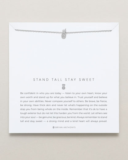 Stand Tall Stay Sweet Icon Necklace