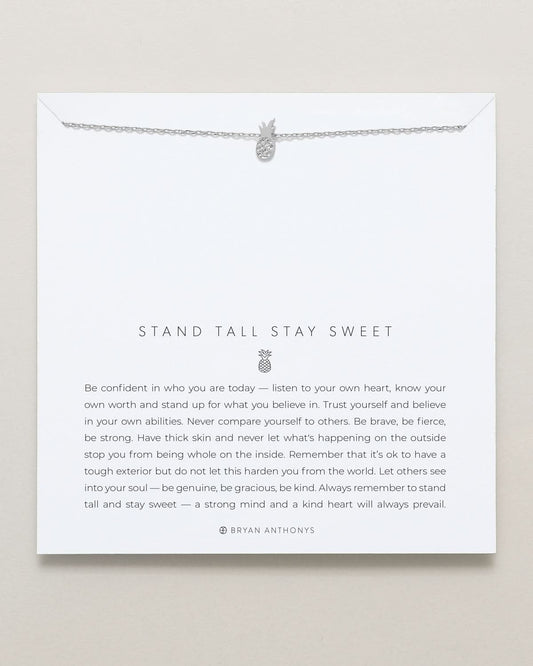 Stand Tall Stay Sweet Icon Necklace