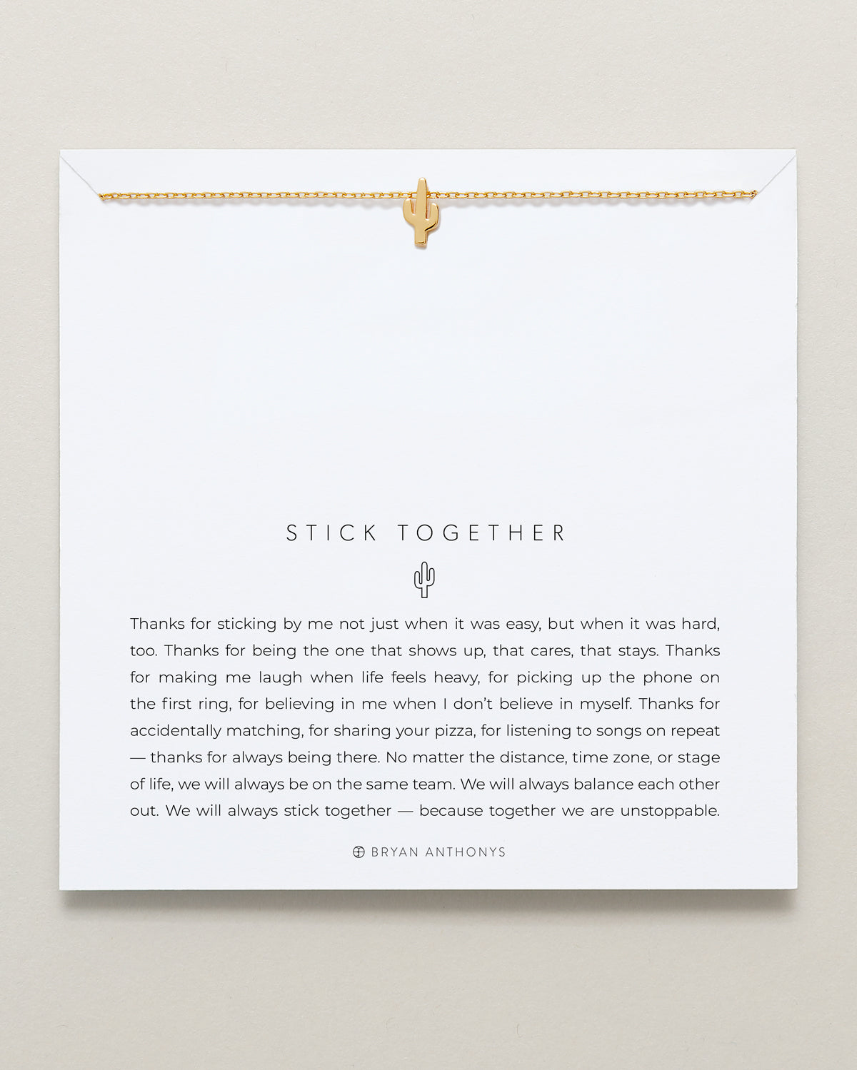 Stick Together Icon Necklace