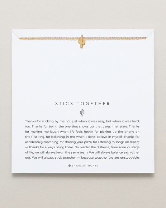 Stick Together Icon Necklace