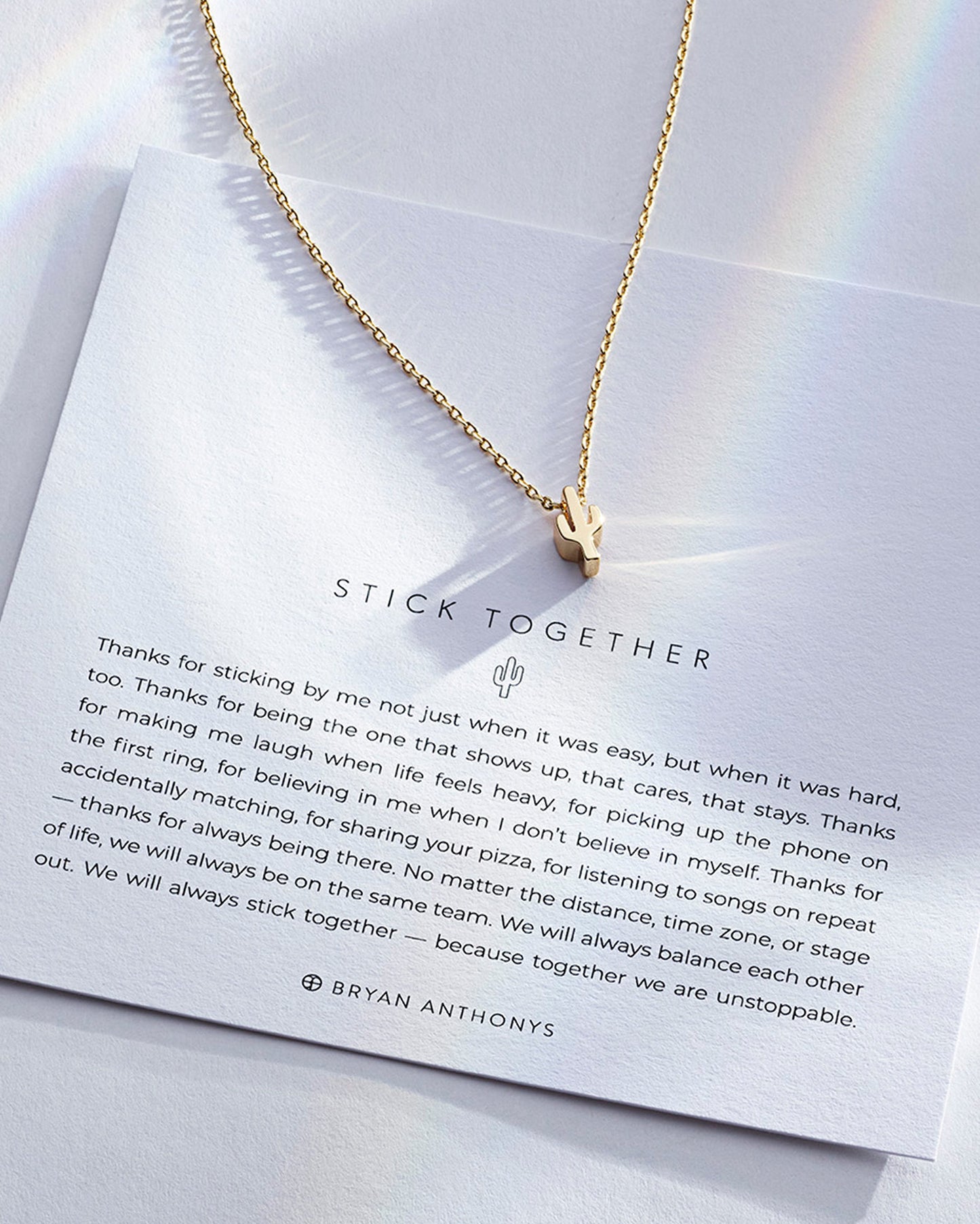 Stick Together Icon Necklace