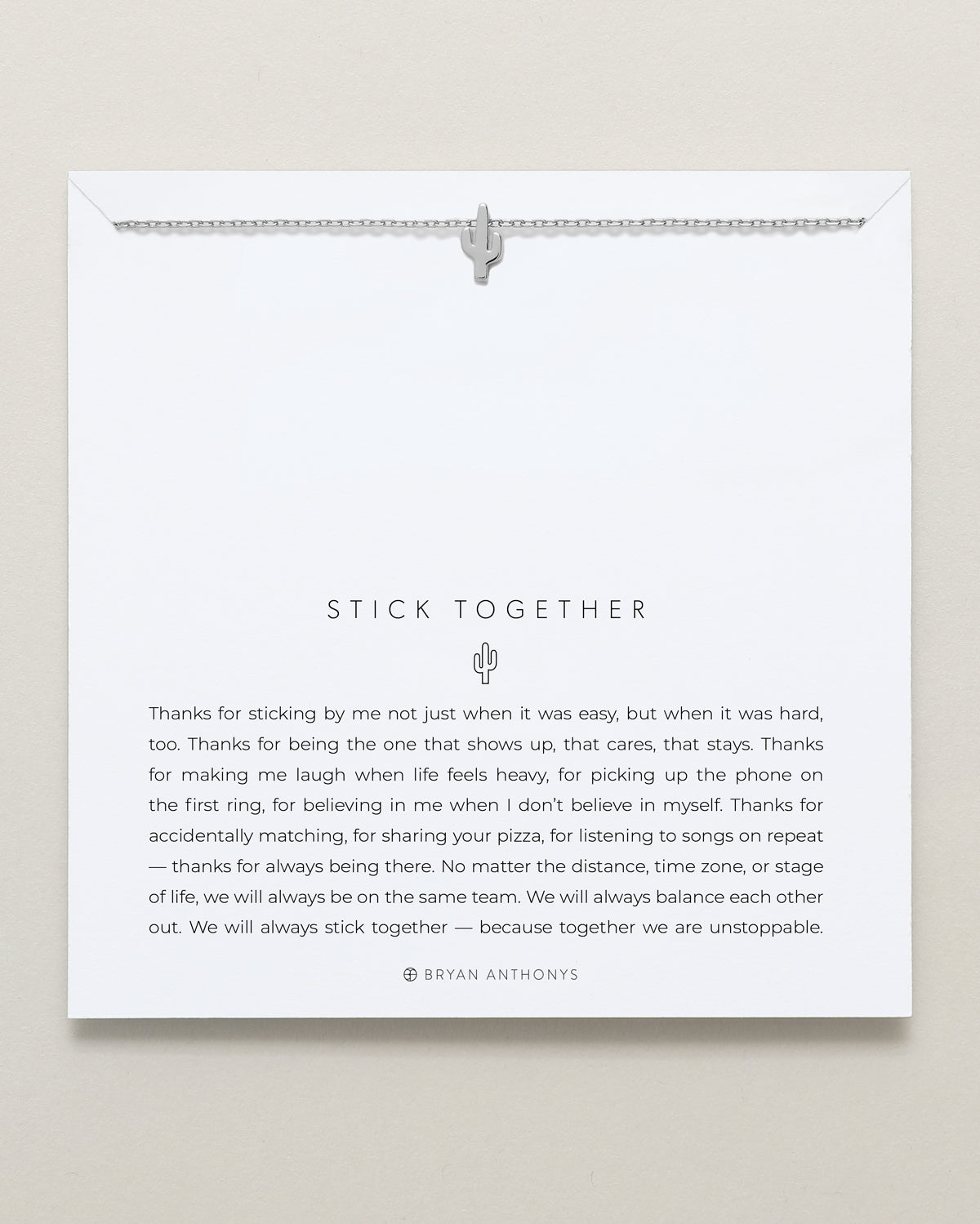 Stick Together Icon Necklace