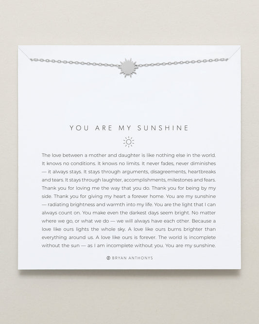 You Are My Sunshine Icon Necklace