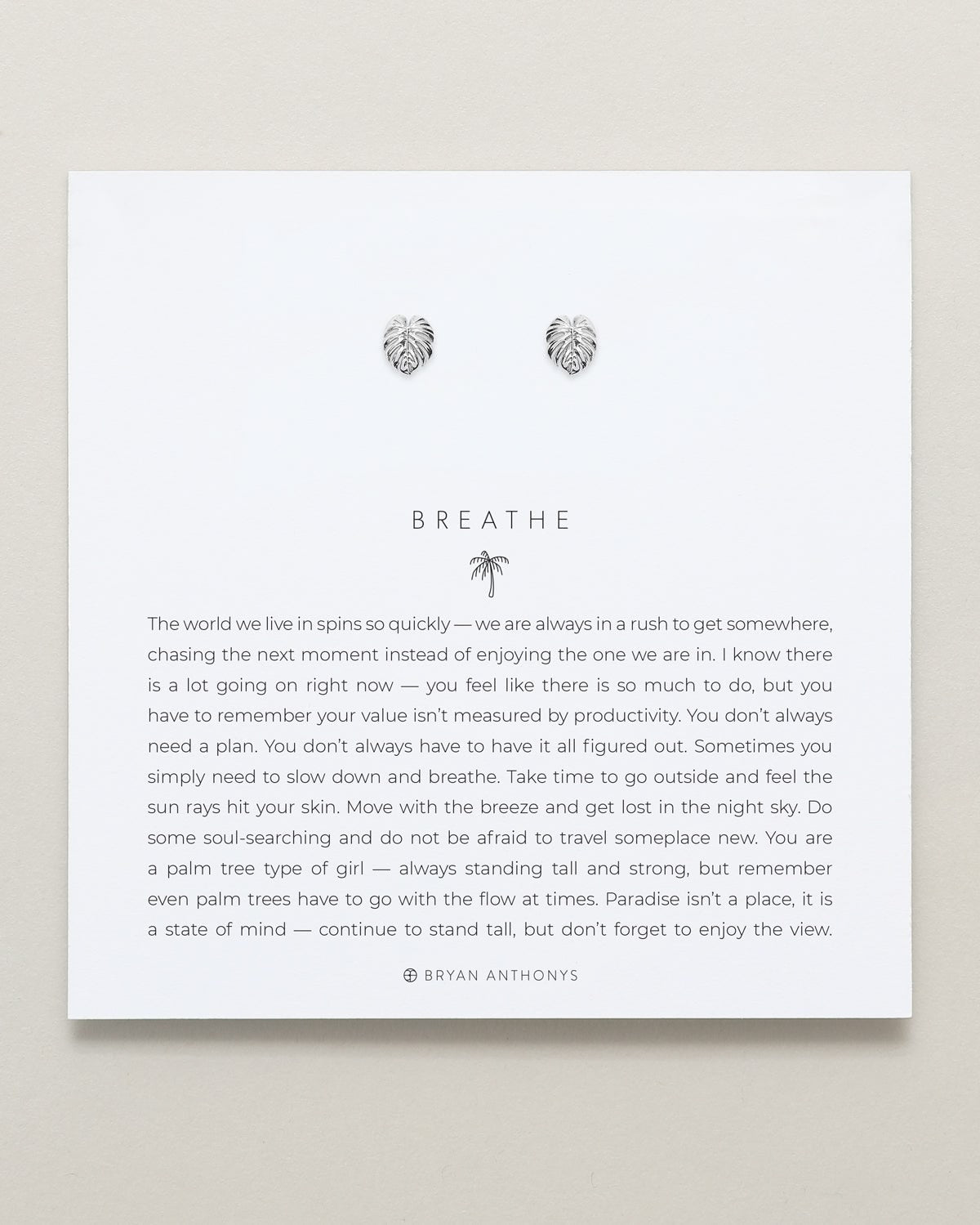 Breathe Stud Earrings