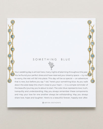 Something Blue Chandelier Earrings