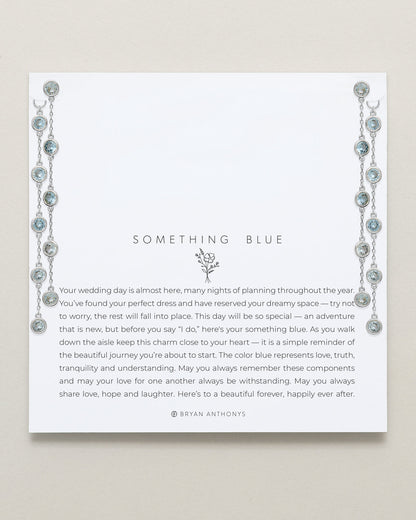 Something Blue Chandelier Earrings