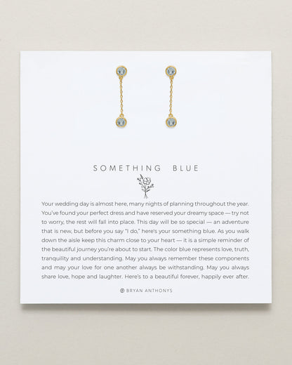 Something Blue Drop Earrings