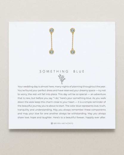 Something Blue Drop Earrings
