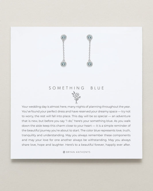 Something Blue Drop Earrings