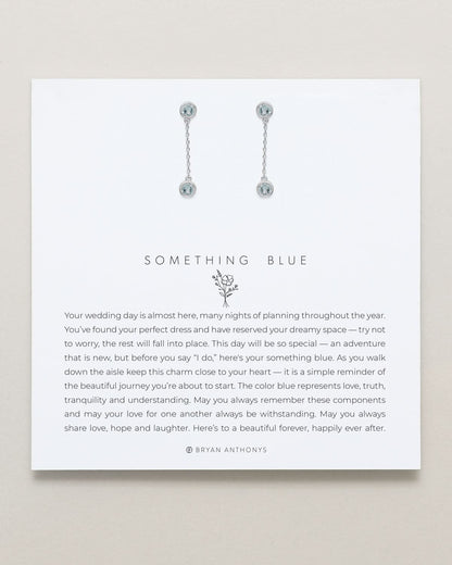 Something Blue Drop Earrings