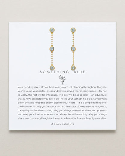 Something Blue Linear Earrings