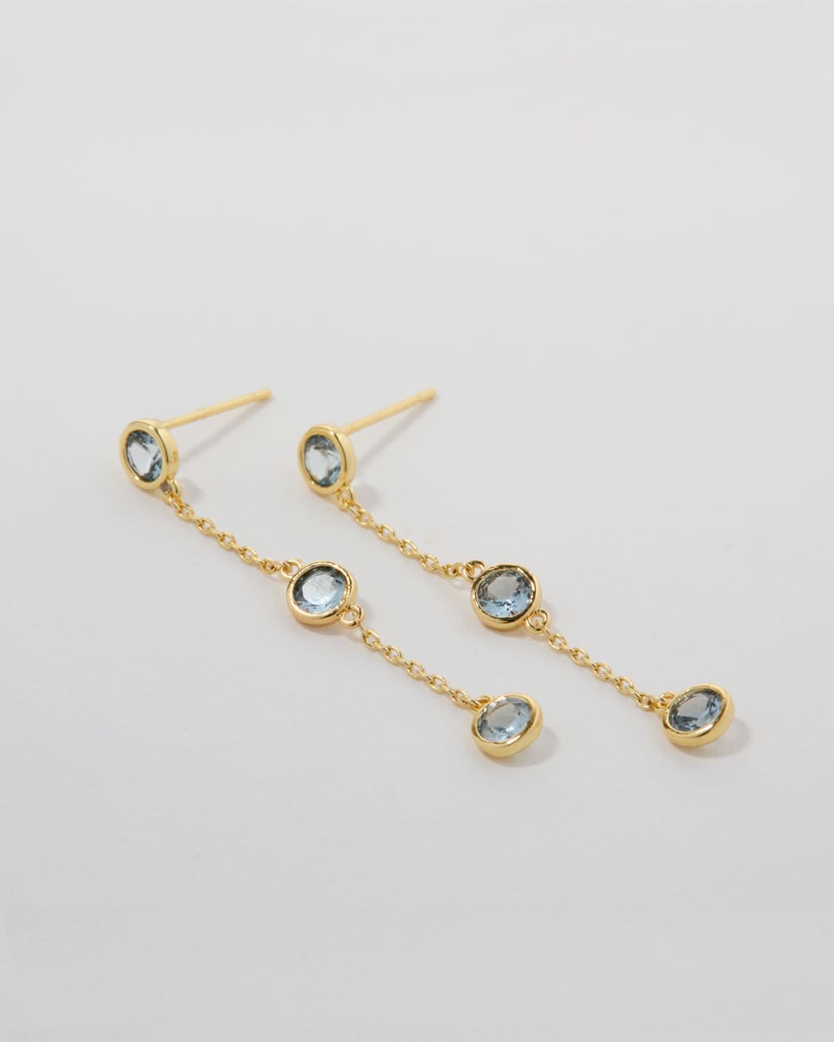 Something Blue Linear Earrings