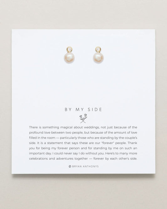 By My Side Pearl Studs