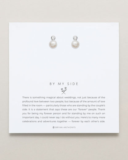 By My Side Pearl Studs