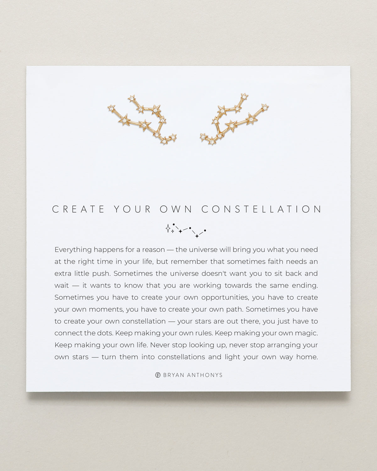 Create Your Own Constellation Earring Climbers